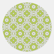 lime green tile sticker