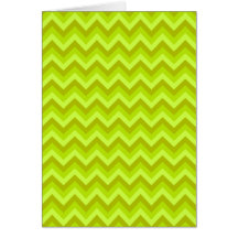 Lime Green Zig Zag Pattern. Cards