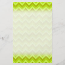 Lime Green Zig Zag Pattern. Flyer