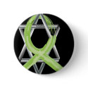 Lime Lymphoma Cancer Survivor Ribbon buttons