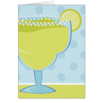 Lime Margarita Greeting Cards
