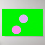 Lime, Plum, Thistle Print