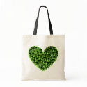 Lime Skull Heart bags