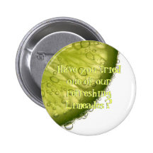 Lime Slice Bubbles Restaurant Upsell Flair Buttons