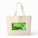Lime Statuary Bird Tote Canvas Bag