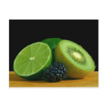 Limes Kiwis Berry Berries postcards