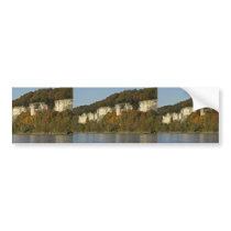 Limestone cliffs and autumn trees on the Big Muddy Bumper Sticker