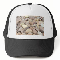 limestone pebbles mesh hat