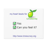LimeSurvey Multiple Choice postcards