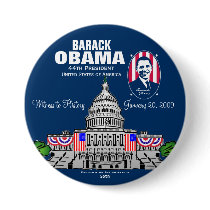 LIMITED:  Witness to History Pinback Button