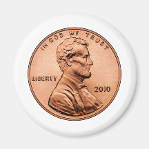 LINCOL PENNY MAGNET