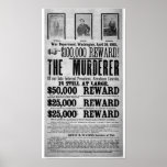 Lincoln Assassination Wanted Poster