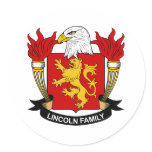 Lincoln Family Crest Sticker