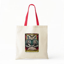 Lincoln Jackson Presidential Campaign 1864 Canvas Bag