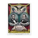 Lincoln Jackson Presidential Campaign 1864 postcards