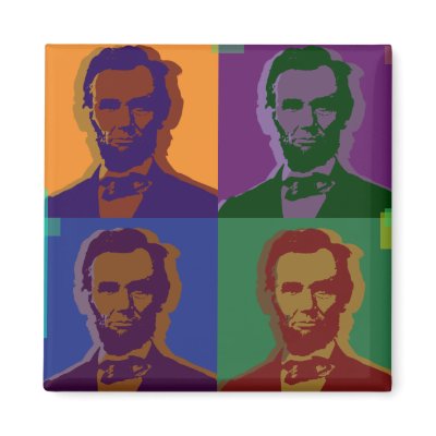 Lincoln Fridge Magnet by minjean