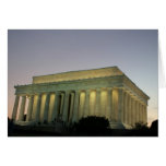 Lincoln Memeorial night scene cards
