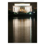 Lincoln Memorial Night Reflection cards