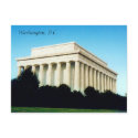 lincoln memorial postcards