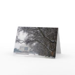 lincoln memorial winter snow cards