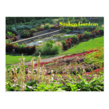 Lincoln, Nebraska Sunken Gardens #223N  0223 Post Card