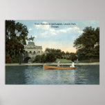 Lincoln Park, Chicago 1915 Vintage Poster