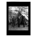 Lincoln, Pinkerton, and McClernand 1862 cards
