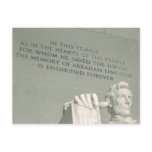 lincoln postcard