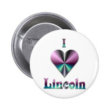 Lincoln - Purple & Turquoise Pin