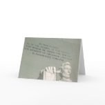 lincoln statue cards