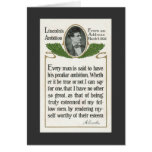 Lincoln's Ambition is to be Truly Esteemed-Black cards
