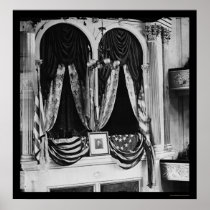 Lincoln's Box at the Ford Theatre 1865