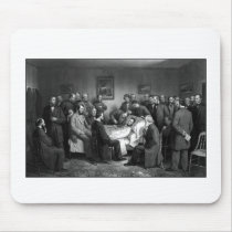 Lincoln's Deathbed Mousepad