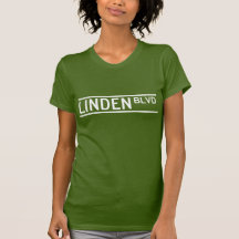 Linden Boulevard Sign T-shirt