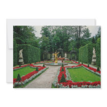 Lindenhof Castle, Bavaria, Germany flowers Custom Invitations