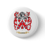 Lindo Coat of Arms (Family Crest) Pinback Button