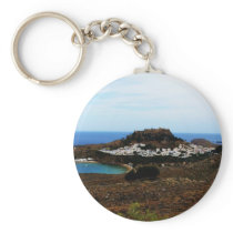 Lindos, Rhodes, Greece Key Chains