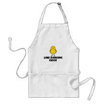 Line Dancing Chick Apron