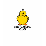 Line Dancing Chick t-shirts