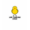 Line Dancing Chick t-shirts