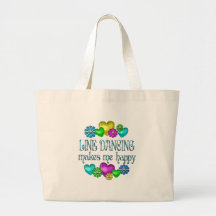 Line Dancing Happinness Tote Bag
