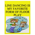 line dancing lovers flyer design