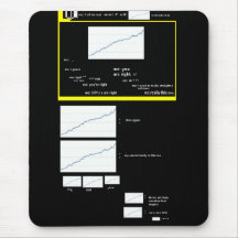 LINE GRAPH & ANGST MOUSE PAD