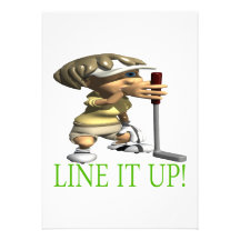 Line It Up Invites
