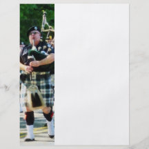 Line of Bagpipers Custom Flyer