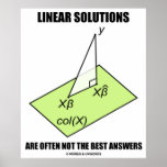 Linear Solutions Are Often Not The Best Answers Posters