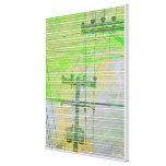 Linectrik Greens Canvas Prints