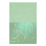 Lined Mermaid Stationery in Pastel Green