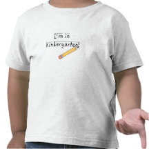 Lined Paper and Pencil Kindergarten Shirt