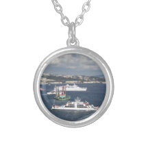 Liner and Ferry In The Bosphorus Pendants